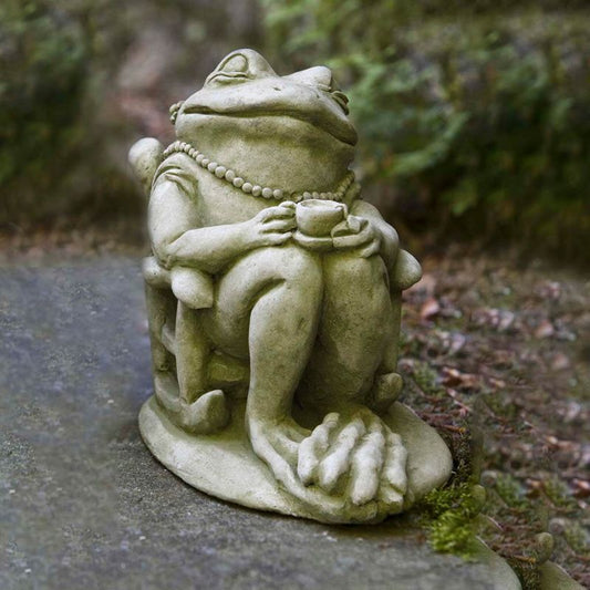 Frog Tea Garden Statue