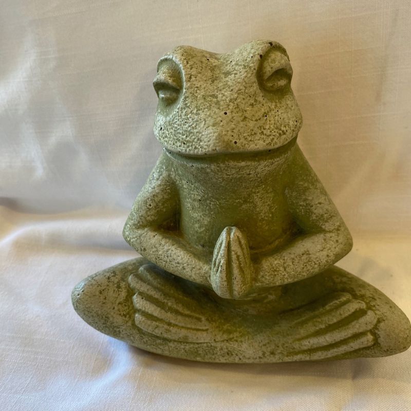 Meditation Frog Small Statue