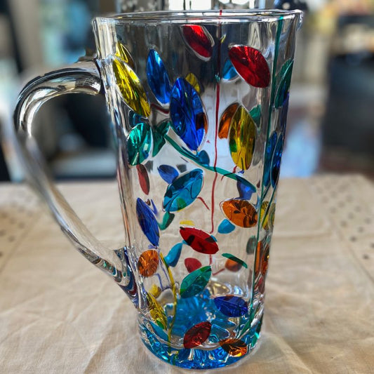 Tree of Life Pitcher - Venetian Glass