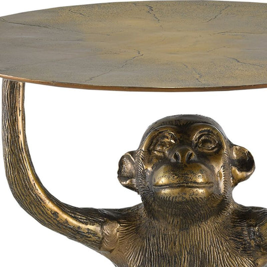 Abu Gold Accent Table