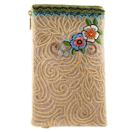 Mary Frances Soaring Spirit Beaded Crossbody Phone Bag