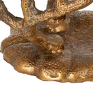 Coral Brass Accent Table