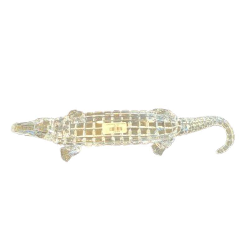 Crocodile Clear Acrylic Serving Dish