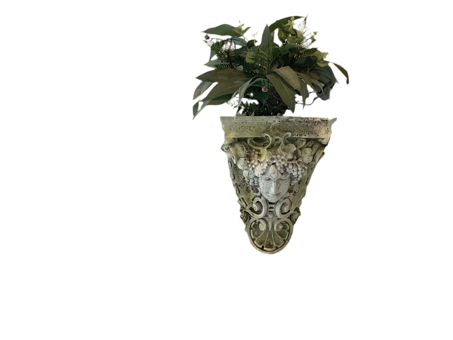 WALL PLANTER VENDEMMA WHITE MOSS