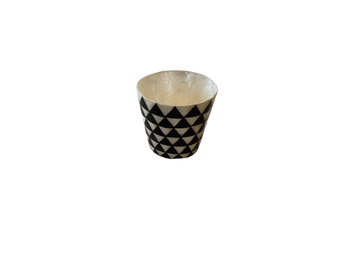 compare product CAPIZ VESSEL BLACK TRIANGLES WATER SAFE
