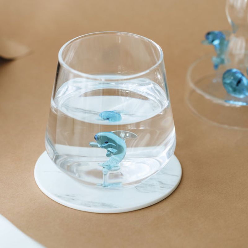 Tiny Animal Drinking Glass - Assorted Styles