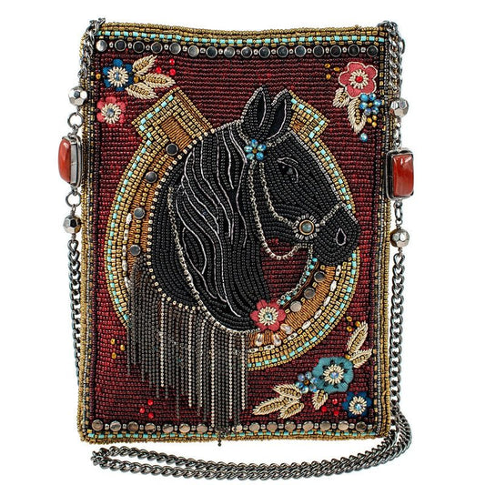 Mary Frances Let's Gallop Mini Crossbody Clutch