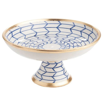 compare product Geometric Raised Ceramic Centerpiece