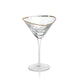 Aperitivo Triangular Martini Glass