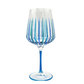 compare product Timeless Aqua Spritz Glass - Venetian Glass
