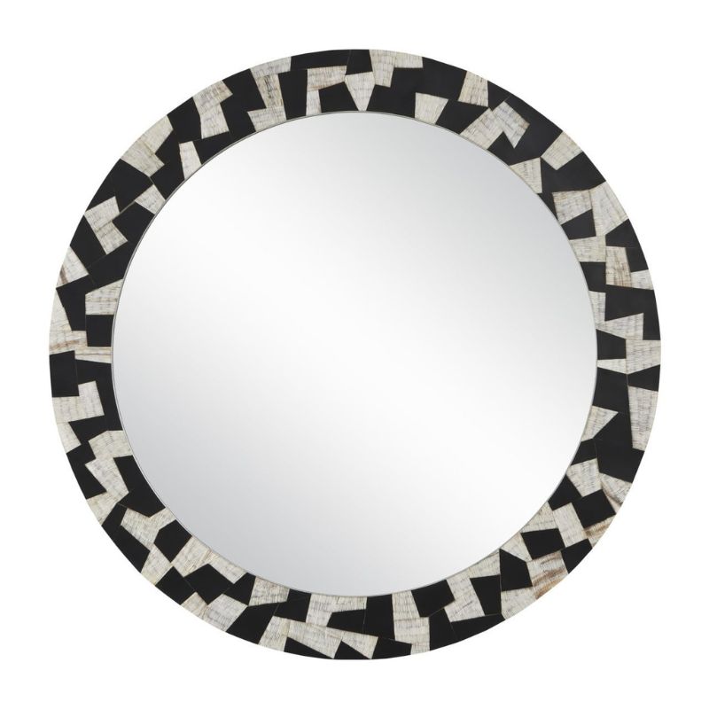 Bindu Round Mirror