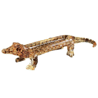 compare product Crocodile Amber Acrylic Serving Dish