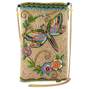 compare product Mary Frances Soaring Spirit Beaded Crossbody Phone Bag