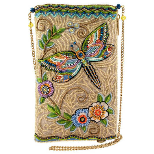 Mary Frances Soaring Spirit Beaded Crossbody Phone Bag