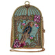 Mary Frances Pretty Parrot Beaded Crossbody Handbag