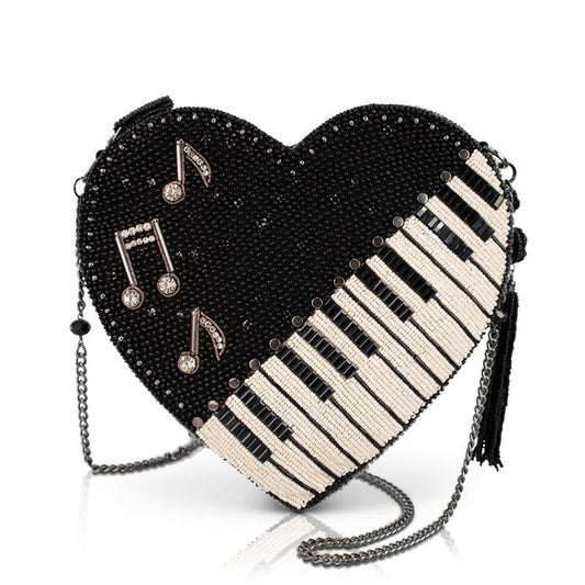 Mary Frances Heart Beat Crossbody Handbag