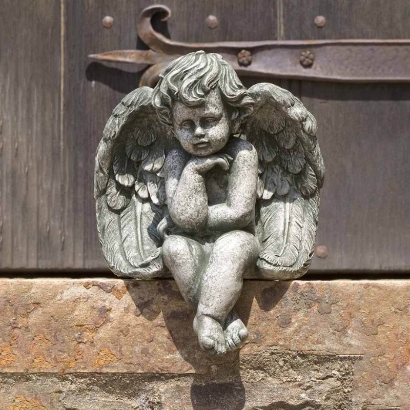 Small Sitting Cherub Statue