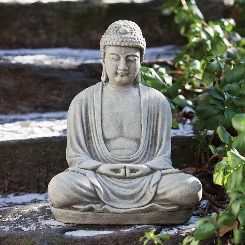 Small Temple Buddha Garden Statue