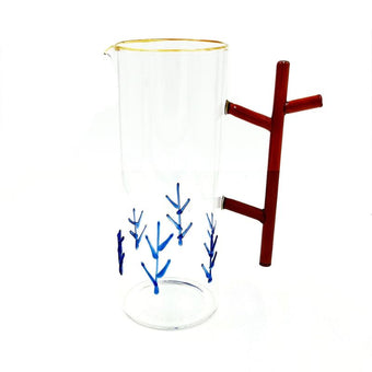 compare product Glass Pitcher, Twig Handle