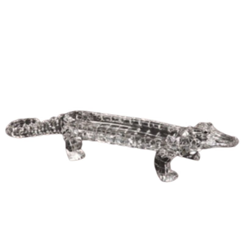 Crocodile Clear Acrylic Serving Dish