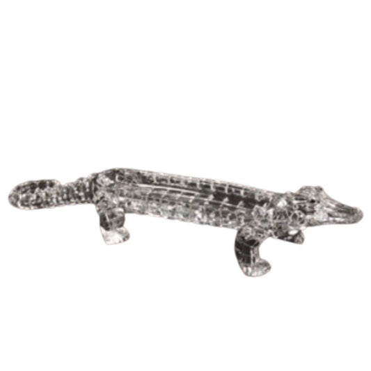 Crocodile Clear Acrylic Serving Dish