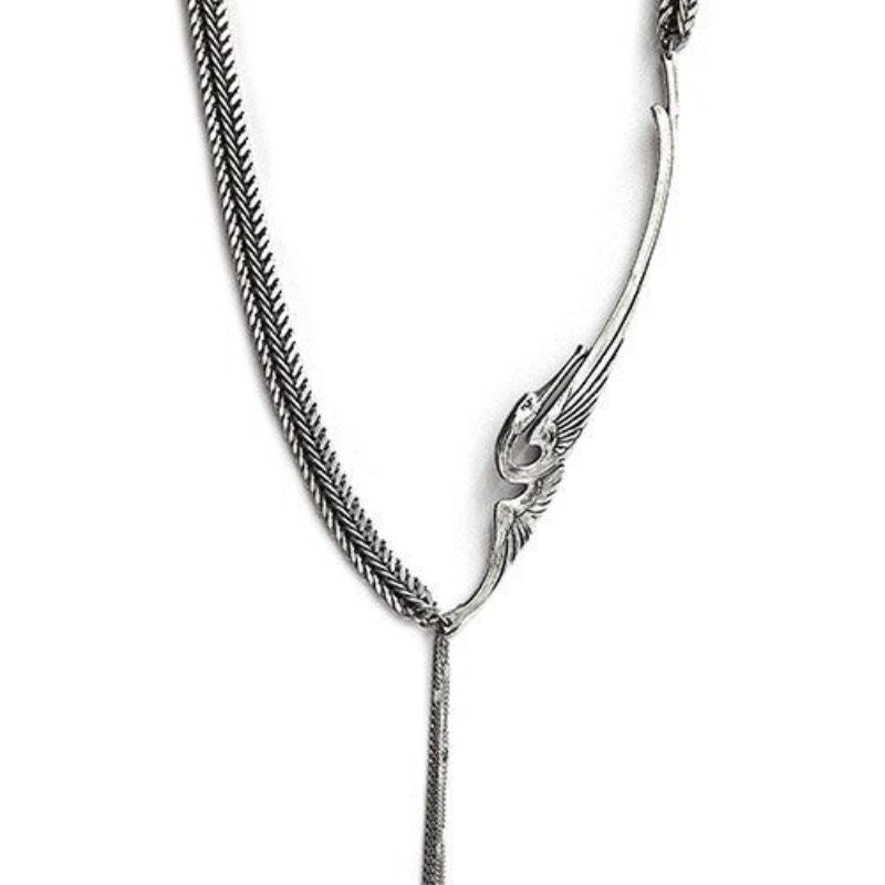 Heron Silver Necklace