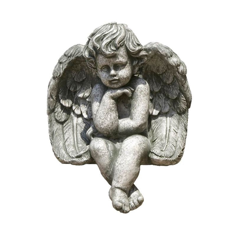 Small Sitting Cherub Statue
