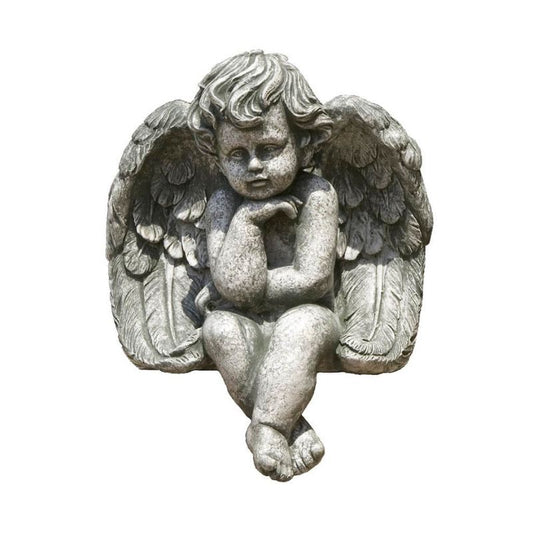 Small Sitting Cherub Statue