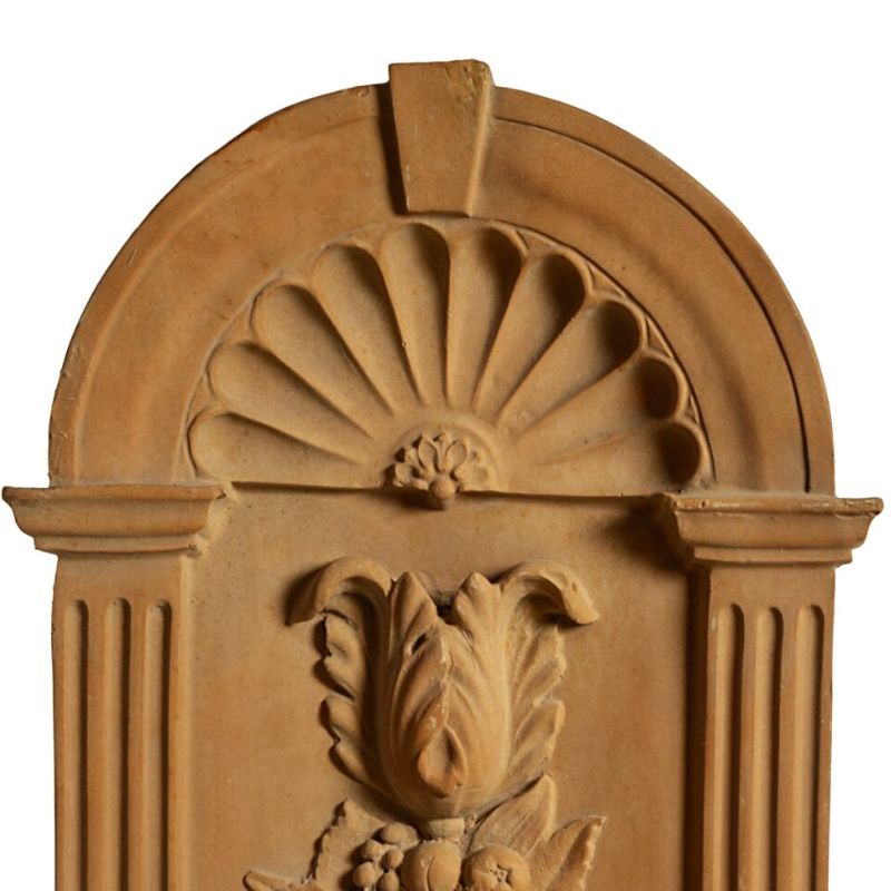Flower Fiberglass Outdoor Wall Fountain