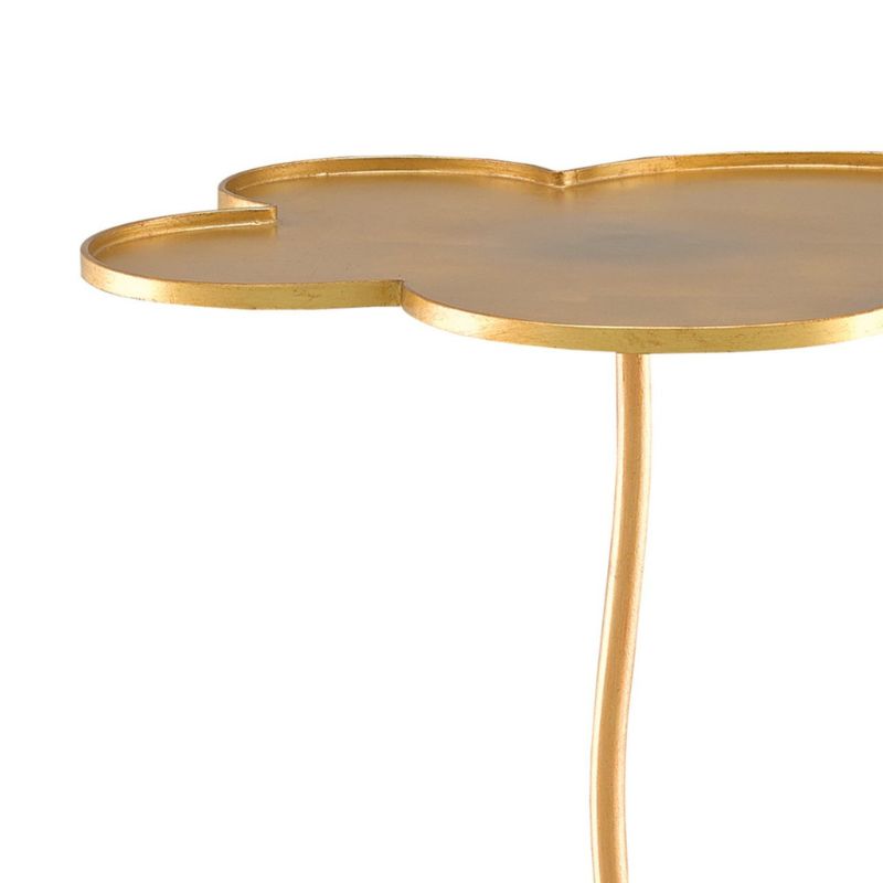 Fleur Large Gold Accent Table