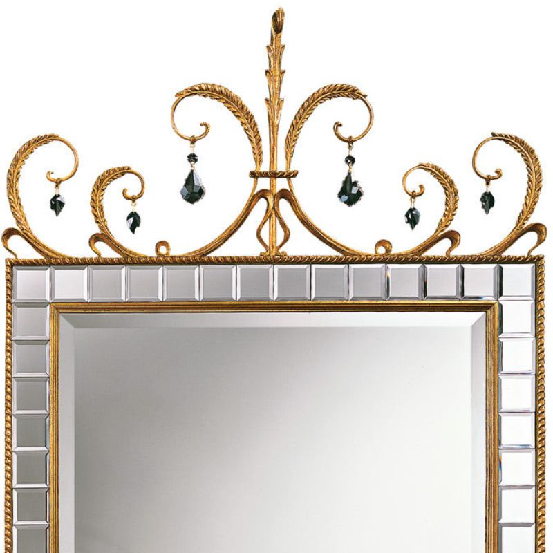 Tiffany Mirror Antique Gold