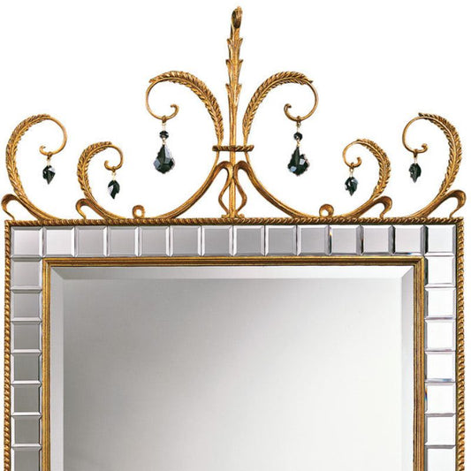 Tiffany Mirror Antique Gold