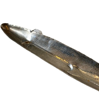 compare product Hammered Silver Canoe Serving Vessel