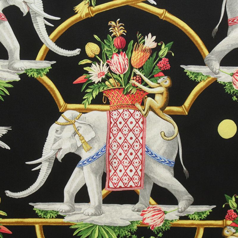 Before The Raj Noir Throw Pillow