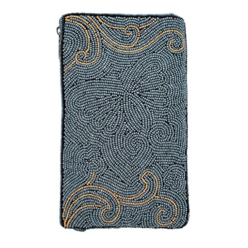 Mary Frances Mariposa Butterfly Beaded Crossbody Phone Bag