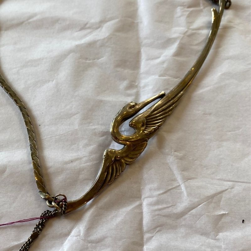 Heron Silver Necklace