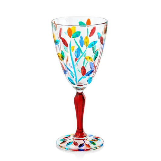 Tree of Life Wine Glass - Venetian Glass
