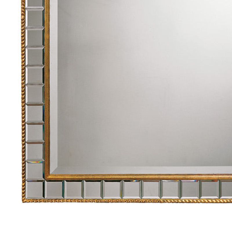 Tiffany Mirror Antique Gold
