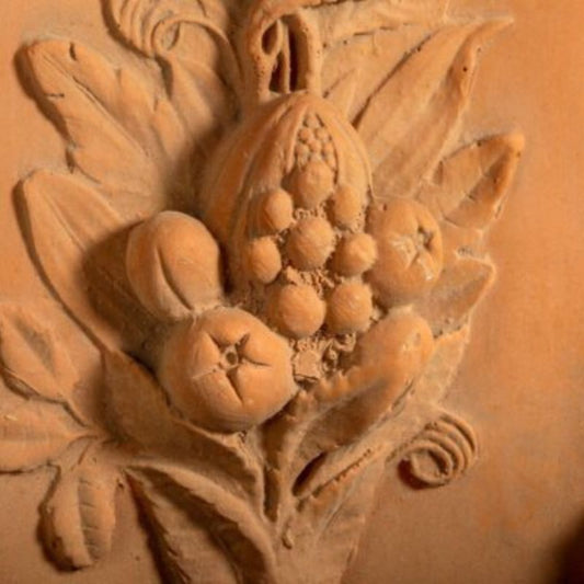 Flower Fiberglass Outdoor Wall Fountain