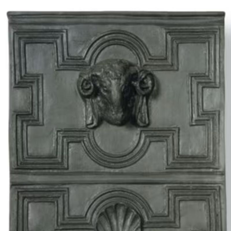 Rams Head Fiberglass Outdoor Water Fountain