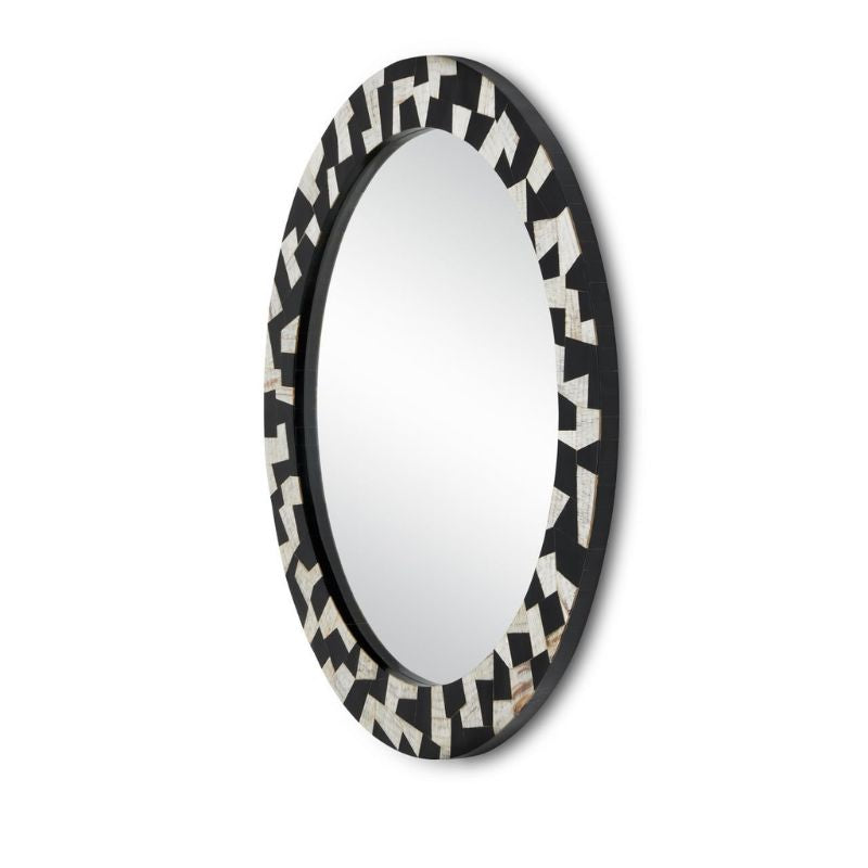 Bindu Round Mirror