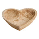 Hand-Carved Wood Heart Bowl
