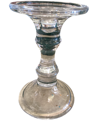 compare product SHORT GLASS CANDLE HOLDER 7