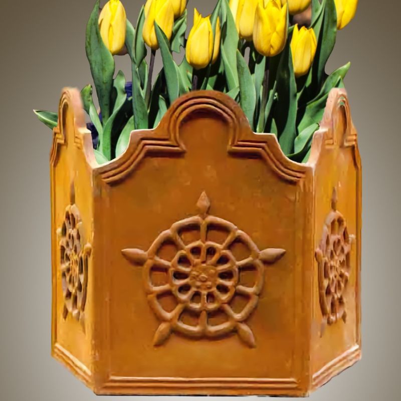 Asian 5 Sided Planter