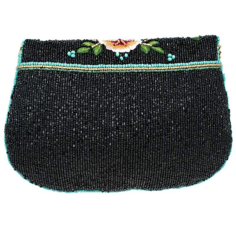 Mary Frances Dream Chaser Black Crossbody Clutch