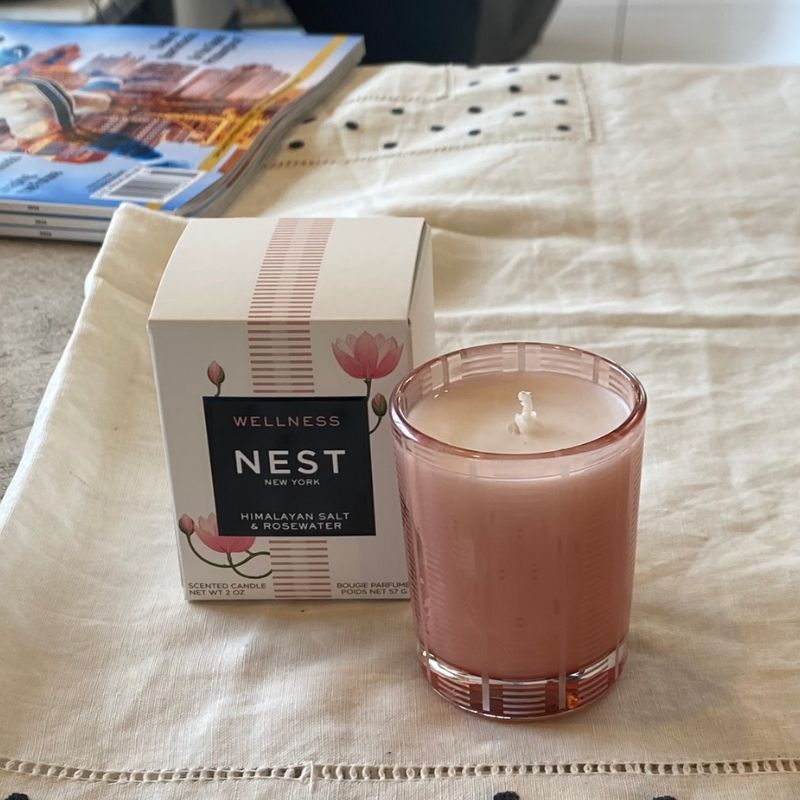 NEST New York Himalayan Salt & Rosewater Votive Candle
