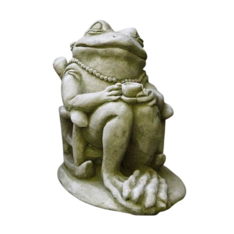 Frog Tea Garden Statue