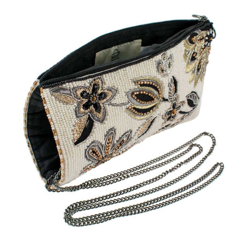 Mary Frances Breezy Beaded Crossbody Phone Bag