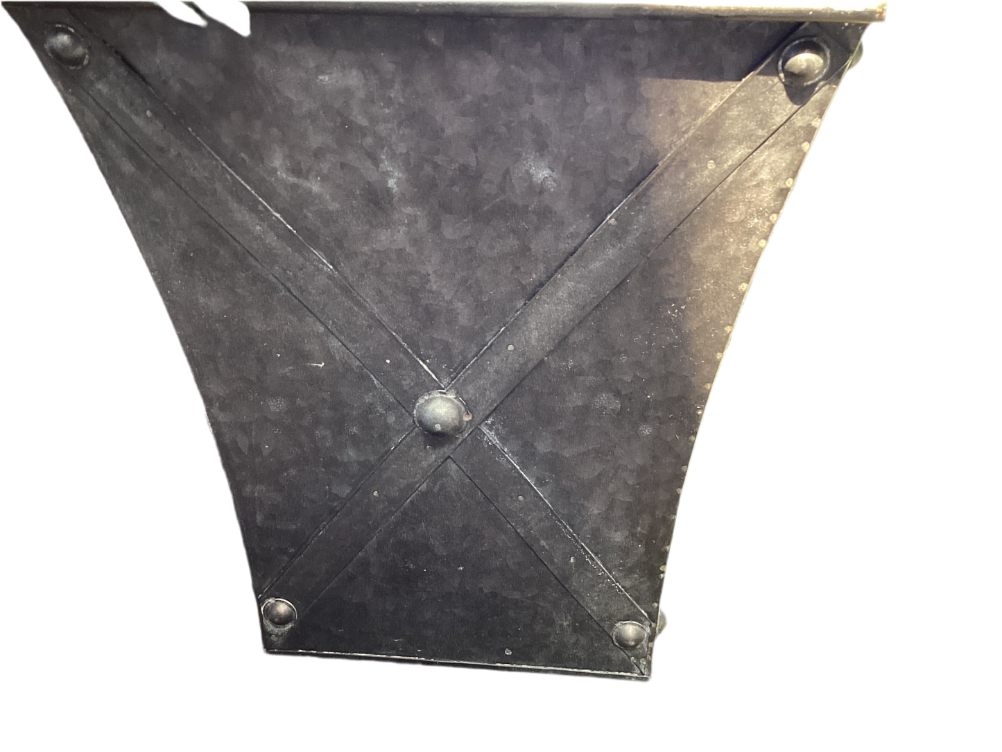 PLANTER SQUARE METAL BLACK