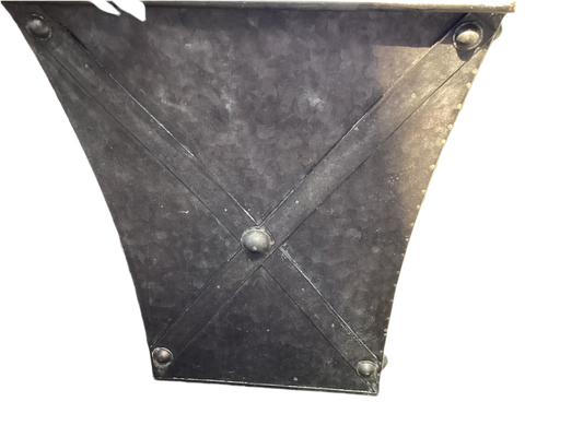 PLANTER SQUARE METAL BLACK